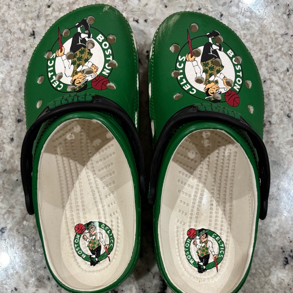 Boston Celtics Green Crocs - Picture 3 of 6